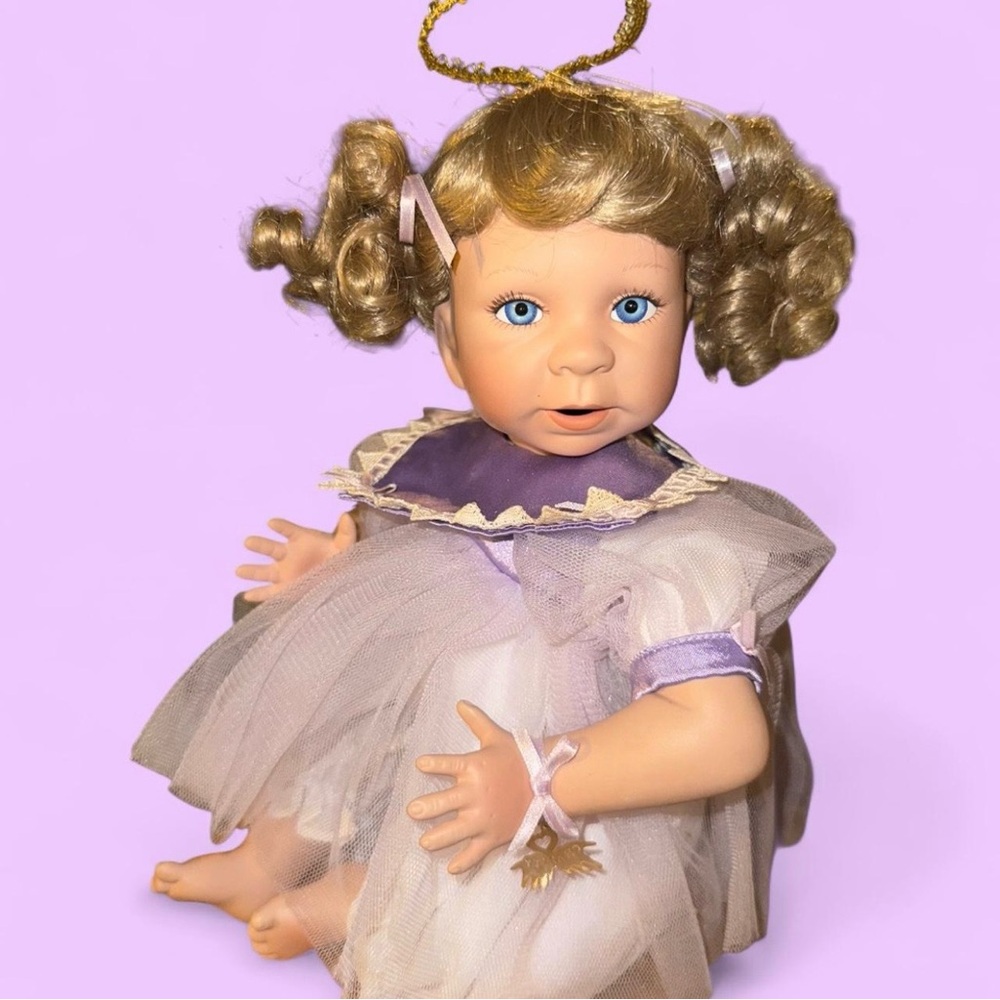Vintage Ashton Drake Galleries “I Wish You Charity” Porcelain Doll - Undisplayed